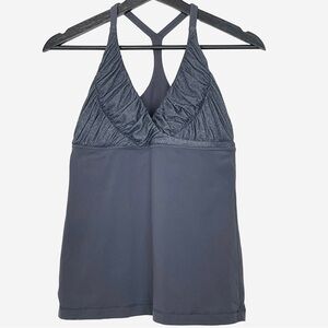Lululemon Pure Balance Tank Charcoal Gray 8